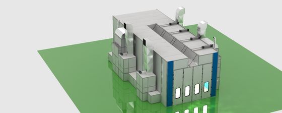 品質 2つのsdieの壁の抽出の上の折れ戸を開ける産業スプレー・ブース 工場