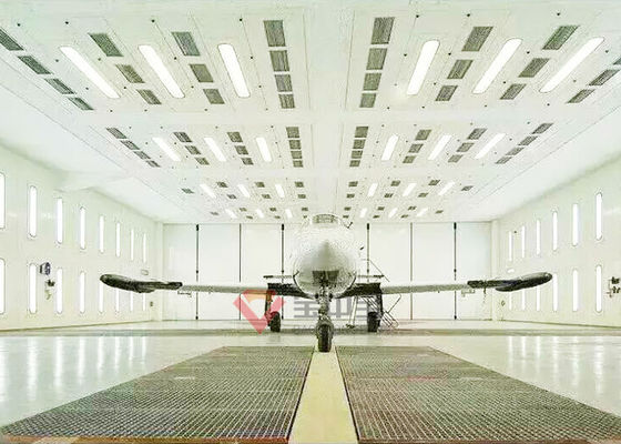 品質 3 段階 航空機 塗装 ブース 工場