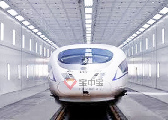品質 自動塗る列車のペンキ装置が付いている柵のコーチのためのスプレー式塗料 ブース 工場