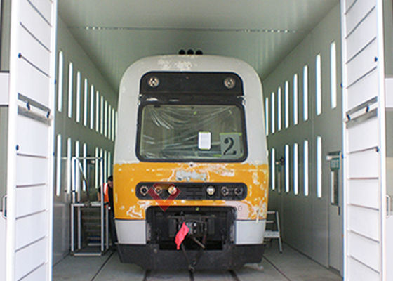 品質 地下鉄のスプレー・ブースの列車のペンキ ブースの鉄道装置の絵画 工場