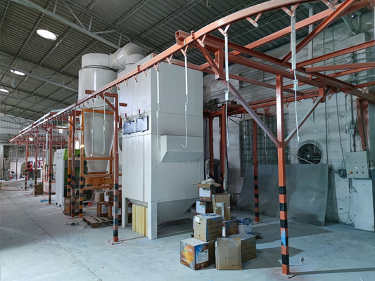 粉のコーティングの工場設備の新技術の産業塗装システム